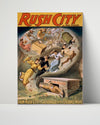 Vintage Theater Poster - Rush City Theater Vintage Framed Prints Poster 16x20