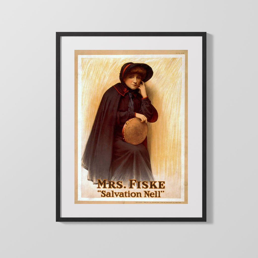Vintage Theater Poster - Salvation Nell Theater Vintage Framed Prints Gallery Frame 16x20