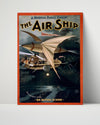 Vintage Theater Poster - The Air Ship The Fly Cop Theater Vintage Framed Prints Poster 16x20