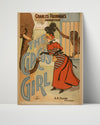 Vintage Theater Poster - The Circus Girl Theater Vintage Framed Prints Poster 16x20