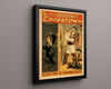 Vintage Theater Poster - The Queen of Chinatown Game Theater Vintage Framed Prints Floating Canvas 16x20