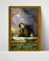 Vintage Theater Poster - The Raven - Henry Ludlowe in Edgar Allan Poe Drama Theater Vintage Framed Prints Poster 16x20