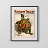 Vintage Theater Poster - The Turtle Theater Vintage Framed Prints Gallery Frame 16x20