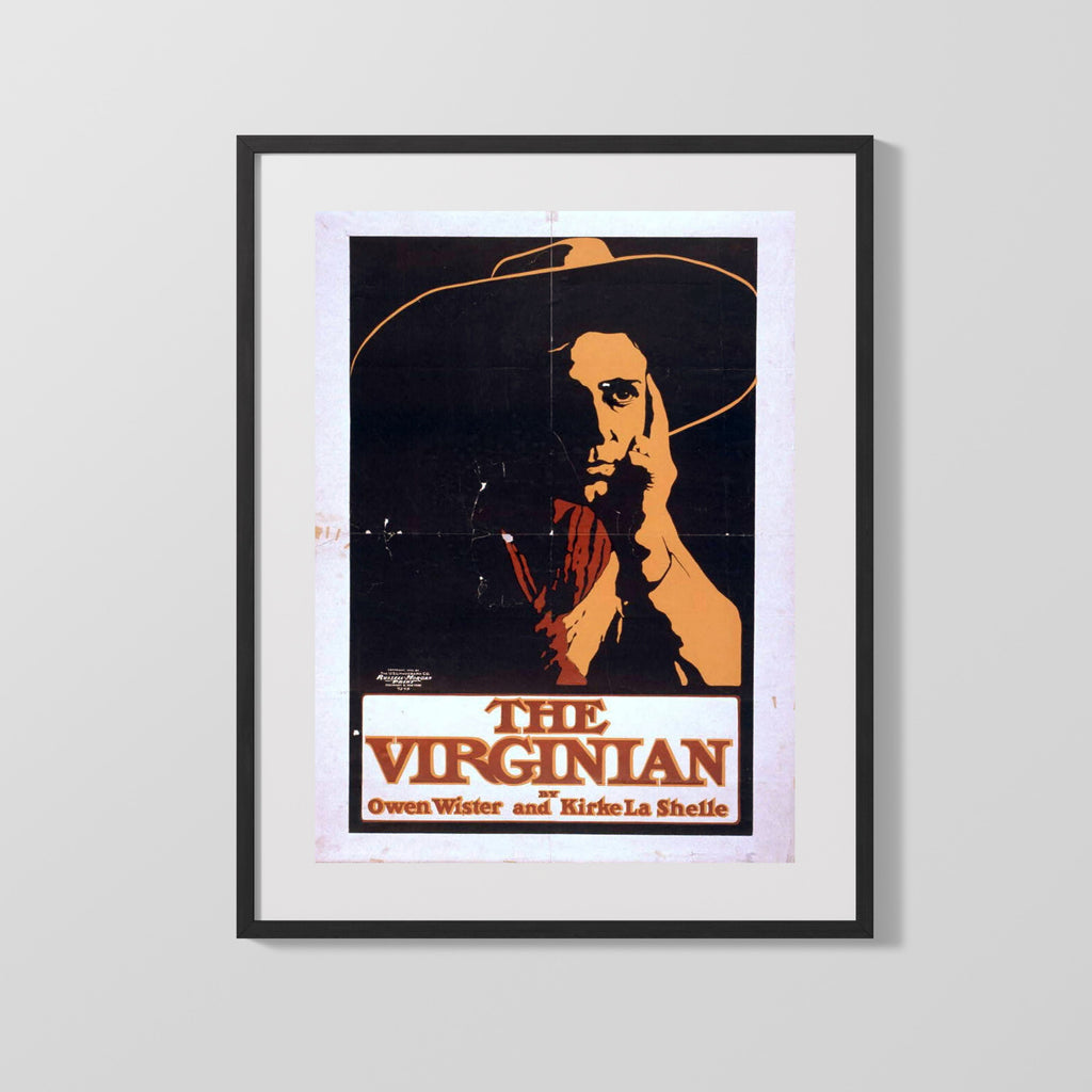 Vintage Theater Poster - The Virginian Theater Vintage Framed Prints Gallery Frame 16x20