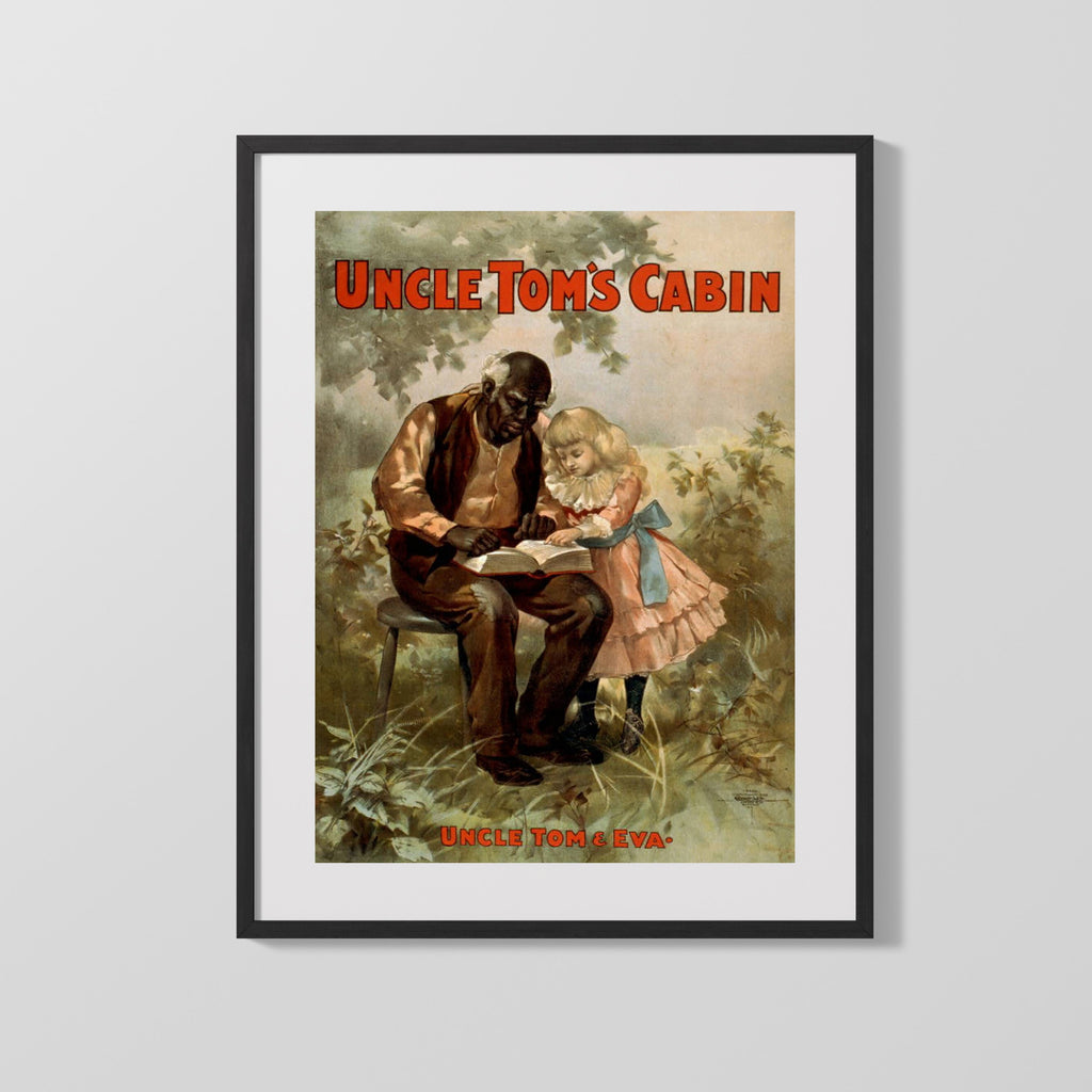 Vintage Theater Poster - Uncle Tom and Eva Theater Vintage Framed Prints Gallery Frame 16x20