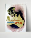 Vintage War Poster - Australia and the War WWII Posters Vintage Framed Prints Poster 16x20