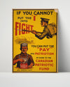 Vintage War Poster - Can All You Can WWII Posters Vintage Framed Prints Poster 16x20