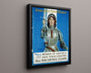 Vintage War Poster - Joan of Arc Saved France WWII Posters Vintage Framed Prints Floating Canvas 16x20
