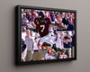 Virginia Tech Autograph Print - Michael Vick - Hokie High Flyer College FSPrints Floating Canvas 16x20