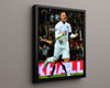 Wayne Rooney Autograph Print - England - Goal Soccer FramedSportPrints Floating Canvas 16x20
