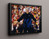 West Virginia Autograph Print - Bob Huggins - Huggy Bear Style College FSPrints Floating Canvas 16x20