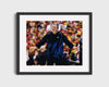 West Virginia Autograph Print - Bob Huggins - Huggy Bear Style College FSPrints Gallery Frame 16x20