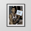 Wilt Chamberlain Autograph Print - 100 Point Game - Immortal Night