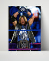 Wrestling Autograph Photo - AJ Styles Champion - Phenomenal One Wrestling FramedSportPrints Poster 16x20