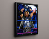 Wrestling Autograph Photo - AJ Styles Champion - Phenomenal One Wrestling FramedSportPrints Floating Canvas 16x20