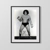 Wrestling Autograph Photo - Andre the Giant Full Body - 7ft 4 of Power Wrestling FramedSportPrints Gallery Frame 16x20