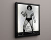 Wrestling Autograph Photo - Andre the Giant Full Body - 7ft 4 of Power Wrestling FramedSportPrints Floating Canvas 16x20