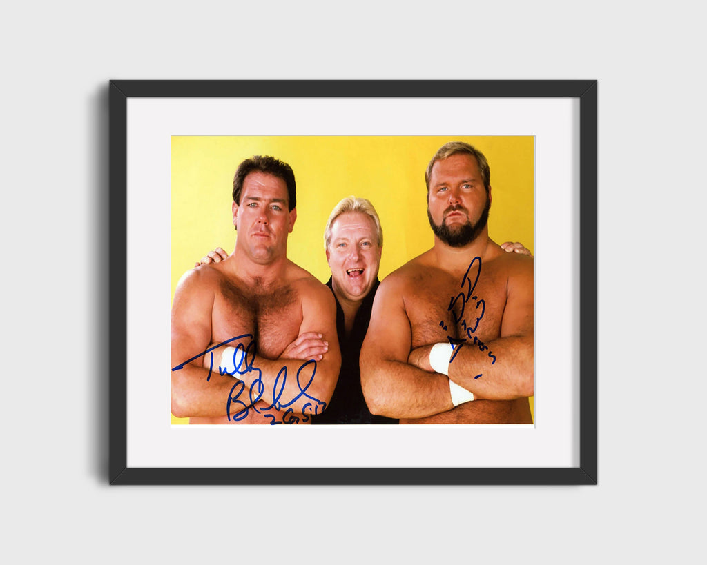 Wrestling Autograph Photo - Arn Anderson and Tully Blanchard - Brain Busters Unite Wrestling FramedSportPrints Gallery Frame 16x20