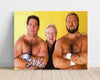 Wrestling Autograph Photo - Arn Anderson and Tully Blanchard - Brain Busters Unite Wrestling FramedSportPrints Poster 16x20