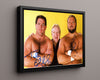 Wrestling Autograph Photo - Arn Anderson and Tully Blanchard - Brain Busters Unite Wrestling FramedSportPrints Floating Canvas 16x20