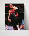 Wrestling Autograph Photo - Bret Hart Sharpshooter - Excellence of Execution Wrestling FramedSportPrints Poster 16x20