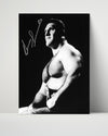 Wrestling Autograph Photo - Bruno Sammartino Legend - Living Strongman Wrestling FramedSportPrints Poster 16x20