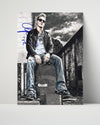 Wrestling Autograph Photo - Chris Jericho Rock Look - Break the Walls Down Wrestling FramedSportPrints Poster 16x20