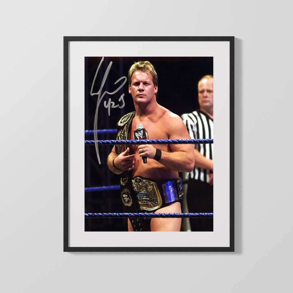 Wrestling Autograph Photo - Chris Jericho Y2J - Best in the World Wrestling FramedSportPrints Gallery Frame 16x20