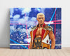 Wrestling Autograph Photo - Cody Rhodes Champion - American Nightmare Wrestling FramedSportPrints Poster 16x20