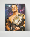 Wrestling Autograph Photo - John Cena Champ - Chain Gang Soldier Wrestling FramedSportPrints Poster 16x20