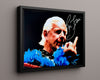 Wrestling Autograph Photo - Ric Flair Icon - 16 Time Champ Wrestling FramedSportPrints Floating Canvas 16x20