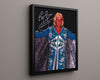 Wrestling Autograph Photo - Ric Flair Young - Stylin Profilin Wrestling FramedSportPrints Floating Canvas 16x20