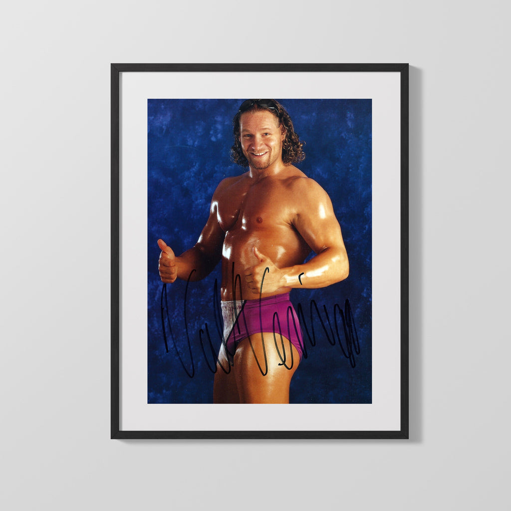 Wrestling Autograph Photo - Val Venis - Hello Ladies Wrestling FramedSportPrints Gallery Frame 16x20