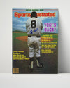 Yogi Berra Autograph SI Print - Yankees Manager 1984 - Yogis Back