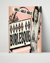 Vintage Burlesque Poster - Bettie's House of Burlesque - Girls, Girls, Girls Burlesque ShopFSPrints Poster 16x20