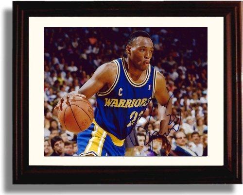 8x10 Framed Mitch Richmond Autograph Promo Print - Golden State Warriors Framed Print - Pro Basketball FSP - Framed   