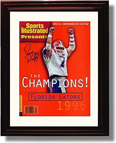 Framed 8x10 1996 Danny Wuerffel Florida Gators Commemorative SI Autograph Promo Print Framed Print - College Football FSP - Framed   