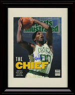 8x10 Framed Robert Parish SI Autograph Promo Print - Boston Celtics Framed Print - Pro Basketball FSP - Framed   
