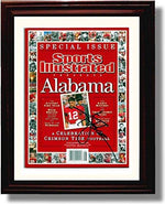 Framed 8x10 Alabama Football Special Issue Kenny Stabler SI Autograph Print Framed Print - College Football FSP - Framed   