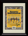 8x10 Framed Pittsburgh Steelers Commemorative SI Autograph Promo Print Framed Print - Pro Football FSP - Framed   