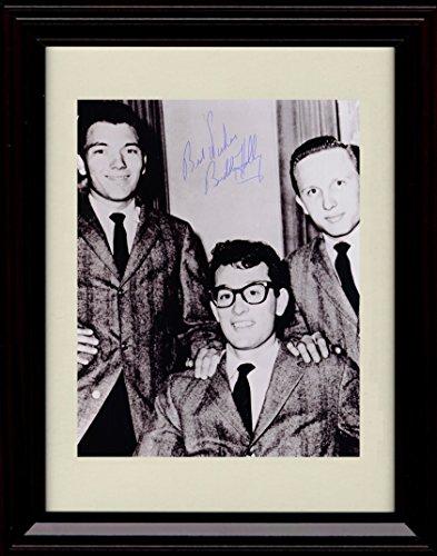 8x10 Framed Buddy Holly Autograph Promo Print Framed Print - Music FSP - Framed   