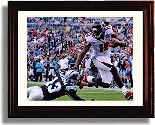 8x10 Framed Julio Jones - Atlanta Falcons - Autograph Promo Print Framed Print - Pro Football FSP - Framed   