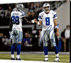 Floating Canvas Wall Art:   Dez Bryant & Tony Romo - Autograph Print Floating Canvas - Football FSP - Floating Canvas   