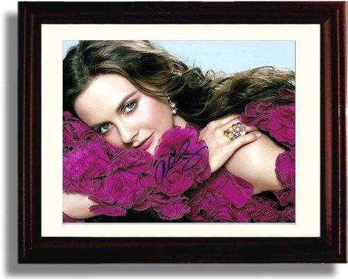 8x10 Framed Alicia Silverstone Autograph Promo Print - Red Framed Print - Movies FSP - Framed   