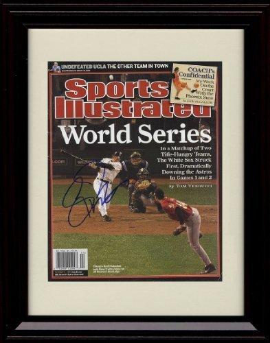 Framed 8x10 Scott Posednik SI Autograph Replica Print - World Champs! Framed Print - Baseball FSP - Framed   