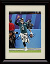 8x10 Framed Nick Foles Touchdown Celebration Autograph Promo Print - Championship TD Celebration! Framed Print - Pro Football FSP - Framed   