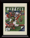 8x10 Framed Julian Edelman - New England Patriots SI Autograph Promo Print - Miracle Catch Framed Print - Pro Football FSP - Framed   