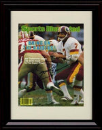 8x10 Framed Joe Theismann - Washington Football Club SI Autograph Promo Print Framed Print - Pro Football FSP - Framed   