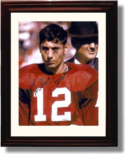 Framed 8x10 Alabama Crimson Tide Football Joe Namath Bear Bryant Autograph Photo Print Framed Print - College Football FSP - Framed   