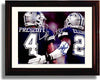 8x10 Framed Dak Prescott & Ezekiel Elliott - Dallas Cowboys "Teammates" Autograph Promo Print Framed Print - Pro Football FSP - Framed   